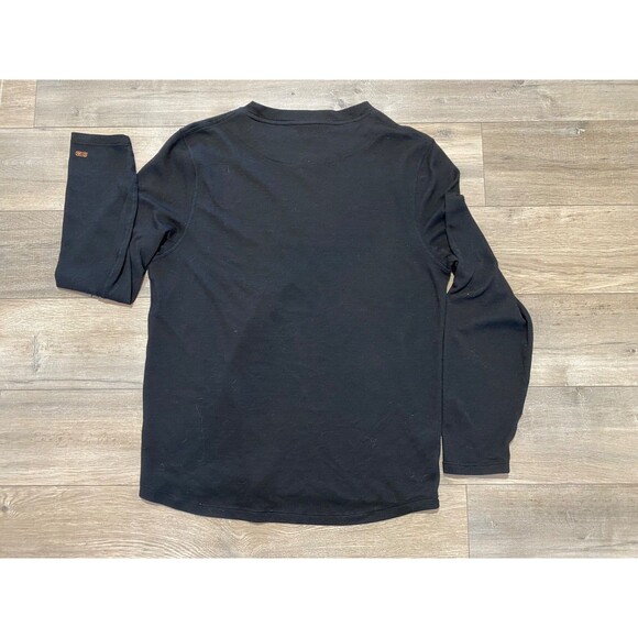 Omni Wool Base Layer Shirt Mens XL Black Wool Long Sleeve OMNIWOOL - Picture 6 of 7